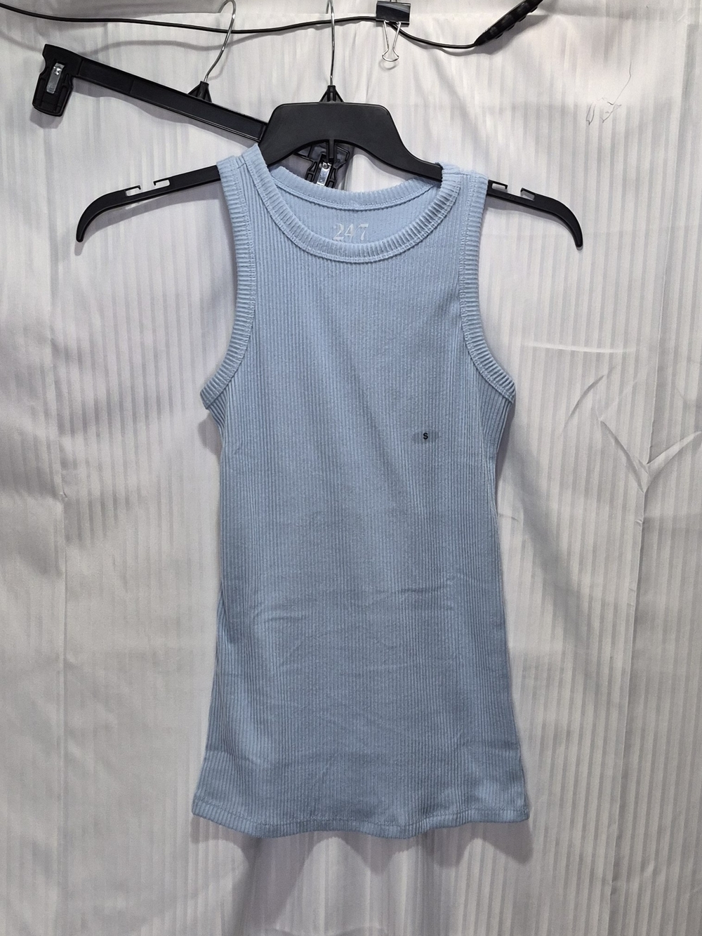 Maurices 24/7 Light Blue Ribbed Tank Top NWT - Picture 2 of 8